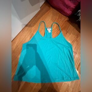 Mossimo Supply Co. Aqua Racerback Tank